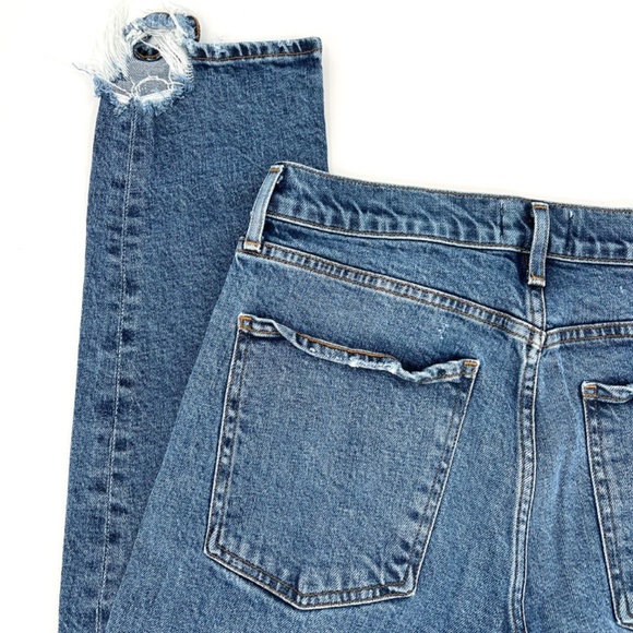 Agolde Toni Distressed Medium Wash Skinny Jeans - Picture 9 of 16